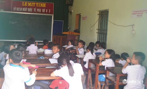 Nghệ An: Hàng trăm học sinh vừa học vừa run vì trường xuống cấp nặng - ảnh 4