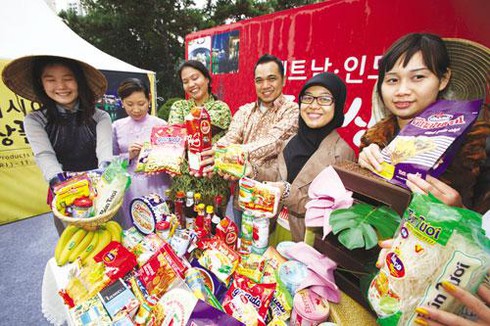 Hàng Việt được quảng bá tại Hàn Quốc