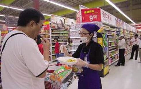 Hàng Việt Nam thu hút sự quan tâm của khách hàng tại Trung Quốc.