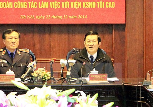 Tập trung xử lý nghiêm các vụ án lớn về tham nhũng - ảnh 1
