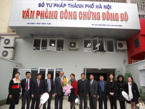 Giao lưu hợp tác giữa Hiệp hội công chứng TQ và văn phòng công chứng VN - ảnh 2