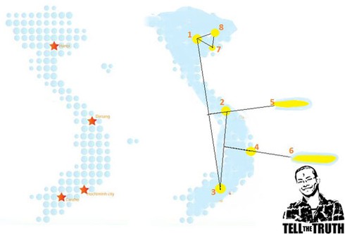 Bản đồ Việt Nam không phải hình chữ S? - ảnh 2