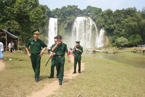 Hình ảnh khởi động Cụm thông tin đối ngoại thác Bản Giốc - ảnh 1
