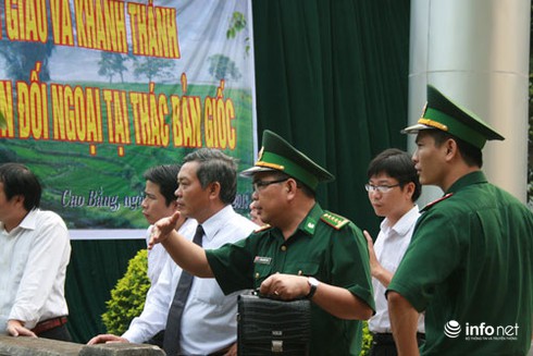 Hình ảnh khởi động Cụm thông tin đối ngoại thác Bản Giốc - ảnh 7