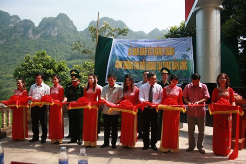 Hình ảnh khởi động Cụm thông tin đối ngoại thác Bản Giốc - ảnh 4