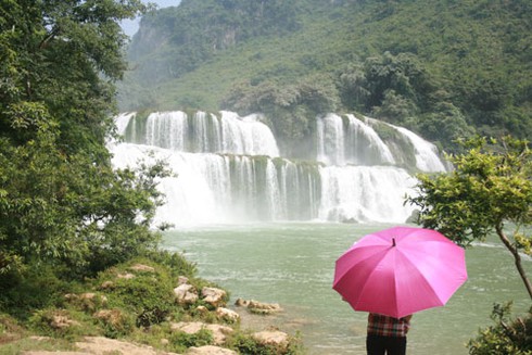 Hình ảnh khởi động Cụm thông tin đối ngoại thác Bản Giốc - ảnh 2