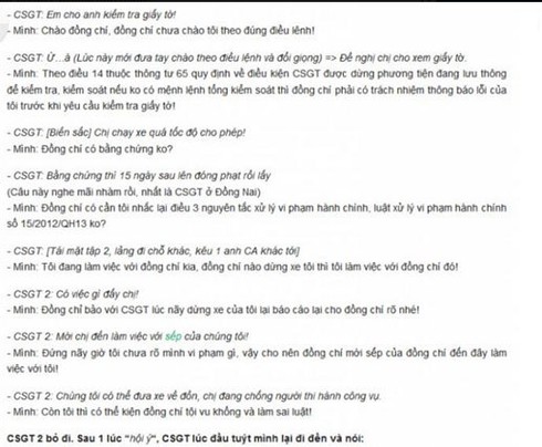 Chuyện “CSGT đuối lý” lan truyền trên Facebook và góc độ pháp lý - ảnh 2