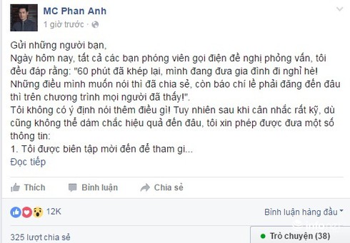 Thư ngỏ của MC Phan Anh và thông điệp hãy tôn trọng sự khác biệt - ảnh 2