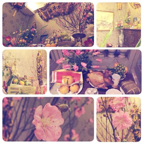 Các sao Việt đã ăn Tết như thế nào - ảnh 4