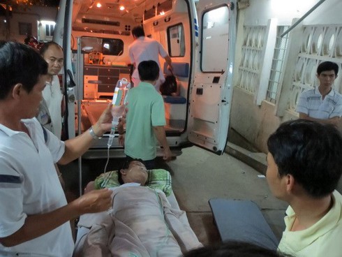 Rơi nồi đựng thép nấu tại Nhà máy thép Pomina 3, 11 người bị thương - ảnh 1