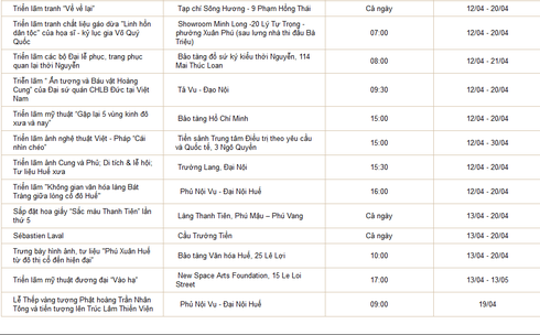 Lịch chương trình Festival Huế - ảnh 17