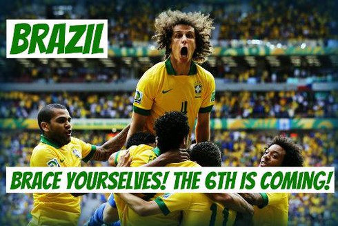 World Cup 2014 - Những khẩu hiệu thú vị - ảnh 1