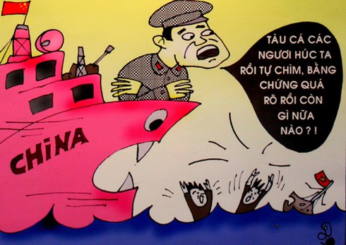 Biếm họa Trung Quốc ngông cuồng ở Biển Đông - ảnh 21