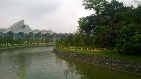 Đền ‘vua quan giải hạn’ trong khuôn viên Trung tâm hội nghị quốc gia - ảnh 1