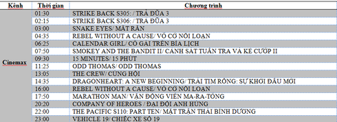 Lịch phát sóng phim HBO, Cinemax, Starmovie ngày 22/7 - ảnh 3