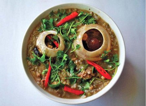 Độc đáo cháo mắt cá cờ Quảng Nam - ảnh 1