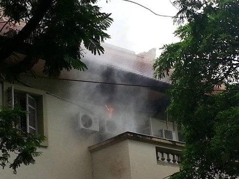 Hỏa hoạn ở Đại học Bách Khoa Hà Nội - ảnh 1