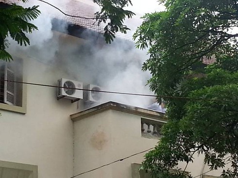 Hỏa hoạn ở Đại học Bách Khoa Hà Nội - ảnh 2