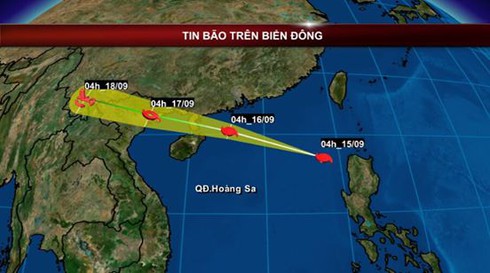 Tin mới nhất cơn bão số 3 sớm 15/9:Diễn biến phức tạp, di chuyển nhanh - ảnh 1