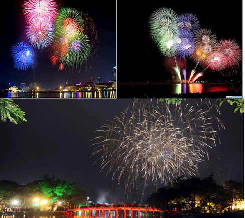 Thời gian, các điểm bắn pháo hoa mừng ngày 10/10 ở Hà Nội - ảnh 1