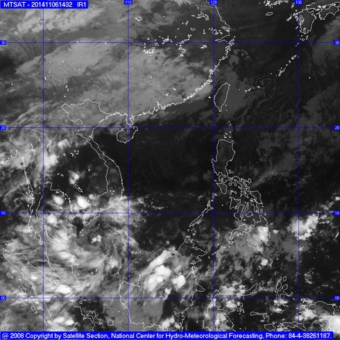 Tin mới nhất không khí lạnh tăng cường và vùng áp thấp trên biển Đông - ảnh 1
