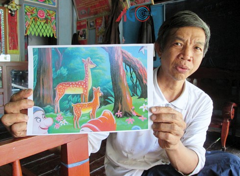 Lão nông mê vẽ tranh - ảnh 1