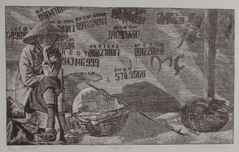 Họa sĩ Phạm Khắc Quang bán phá giá tranh để cứu vợ - ảnh 2