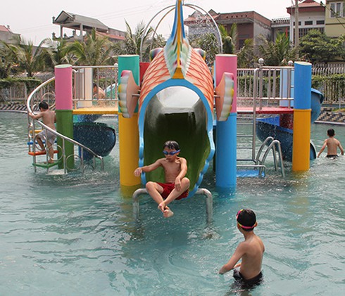 Công viên nước đầu tiên ở Quảng Ninh đi vào hoạt động - ảnh 5