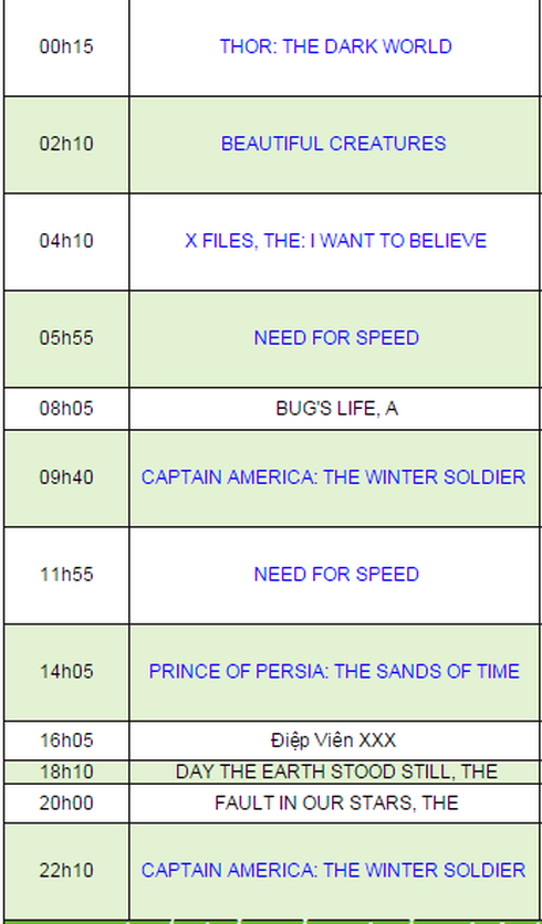 Lịch phát sóng VTV1, VTV2, VTV3, HBO, Star Movie ngày 2/5 - ảnh 3