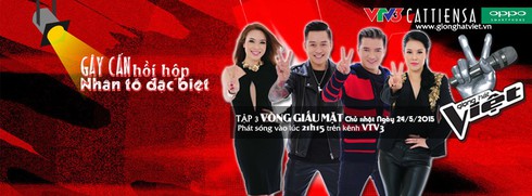 Xem Giọng hát Việt 2015 tập 2 vòng Giấu mặt ngày 24/5 online trên VTV3 - ảnh 1