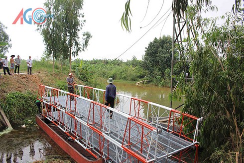 Chuyện lạ ở An Giang: Xây cầu trong… 30 phút - ảnh 3