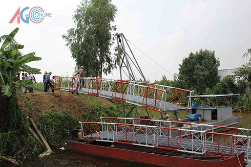 Chuyện lạ ở An Giang: Xây cầu trong… 30 phút - ảnh 5