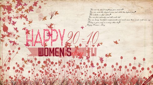 Thiệp chúc mừng 20/10 đẹp nhất, giản dị và ý nghĩa nhất - ảnh 7