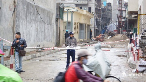 Hiện trường vụ sập tháp cẩu ở 52 Lĩnh Nam làm 2 người chết - ảnh 12