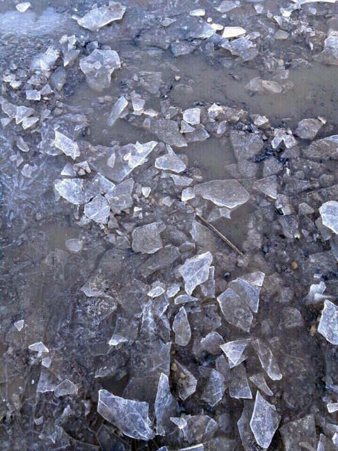 Nước đóng thành băng trên đỉnh Phan Xi Păng - ảnh 3