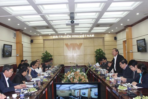 Bộ TT&TT làm việc với VTV về quy hoạch, sắp xếp các kênh truyền hình - ảnh 1