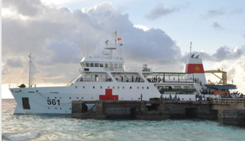 Chuyện về con tàu Quân y hiện đại nhất của Hải quân Việt Nam - ảnh 1