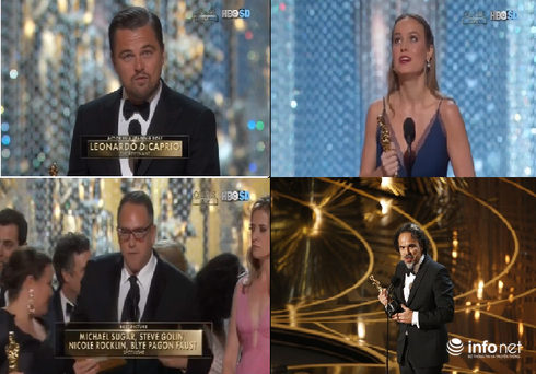 Oscar 2016: Leonardo DiCaprio lần đầu tiên nhận tượng vàng Oscar - ảnh 1