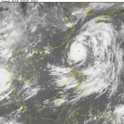 Tin bão Nepartak ngày 7/7 và dự báo thời tiết Hà Nội 10 ngày tới - ảnh 1