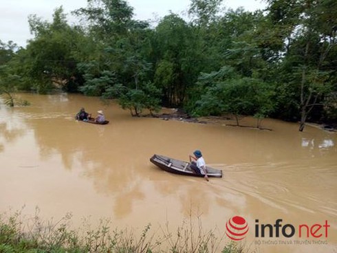 Hà Tĩnh: Chính thức xả tràn hồ Kẻ Gỗ từ 7h ngày 17/10 - ảnh 1