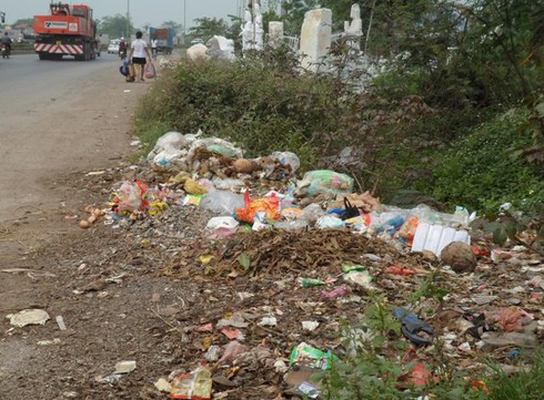 Vĩnh Phúc: Rác thải tấn công trường học, tràn ngập phố - ảnh 6