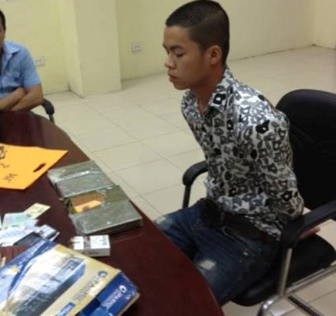 Vừa vận chuyển ma túy đến Hà Nội thì bị bắt - ảnh 1