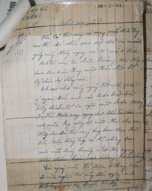 Lá thư gửi người yêu từ chiến trường - ảnh 1