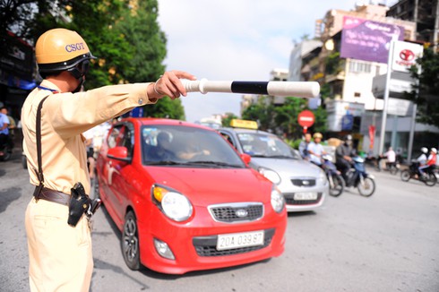 Hà Nội: Ngày đầu tiên cấm ô tô toàn tuyến Cầu Giấy - Xuân Thủy - ảnh 6