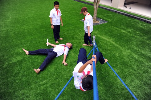 Lễ khai giảng của ngôi trường