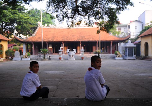 Ngay giữa Thủ đô: Trường học cũng chính là...đình làng - ảnh 1