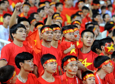 Hình ảnh ấn tượng nhất Mỹ Đình khi U19 Việt Nam đại thắng Myanmar 4-1 - ảnh 4