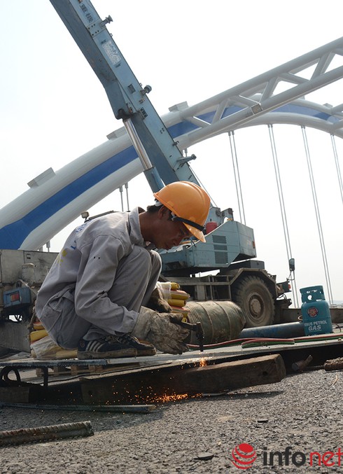 Hà Nội: Cầu Đông Trù trước giờ khánh thành - ảnh 6