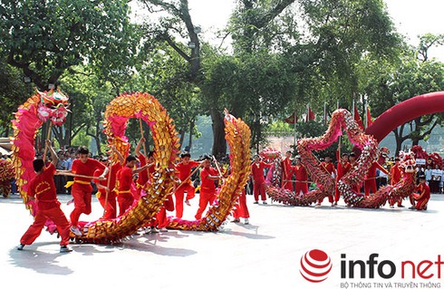 Độc đáo lễ hội múa Rồng tại Hà Nội - ảnh 5