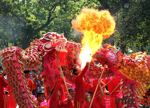Độc đáo lễ hội múa Rồng tại Hà Nội - ảnh 6